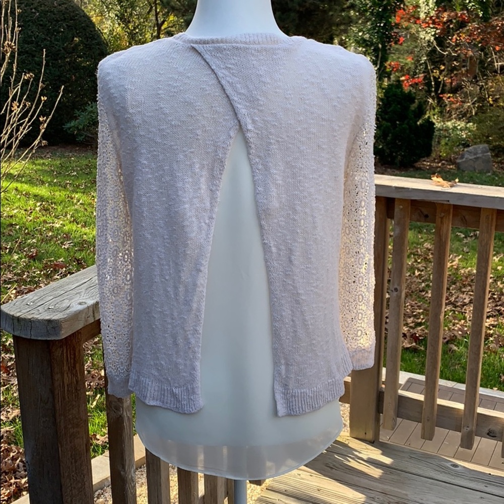 Lucky Brand Sweater, Cream, Small